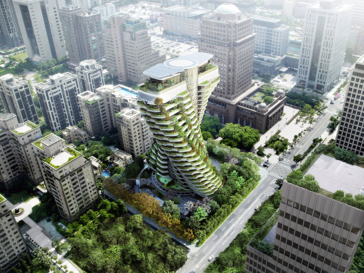 Taiwan’s new luxury tower designed to resemble an “inhabited tree” Taiwan’s new luxury tower designed to resemble an “inhabited tree”