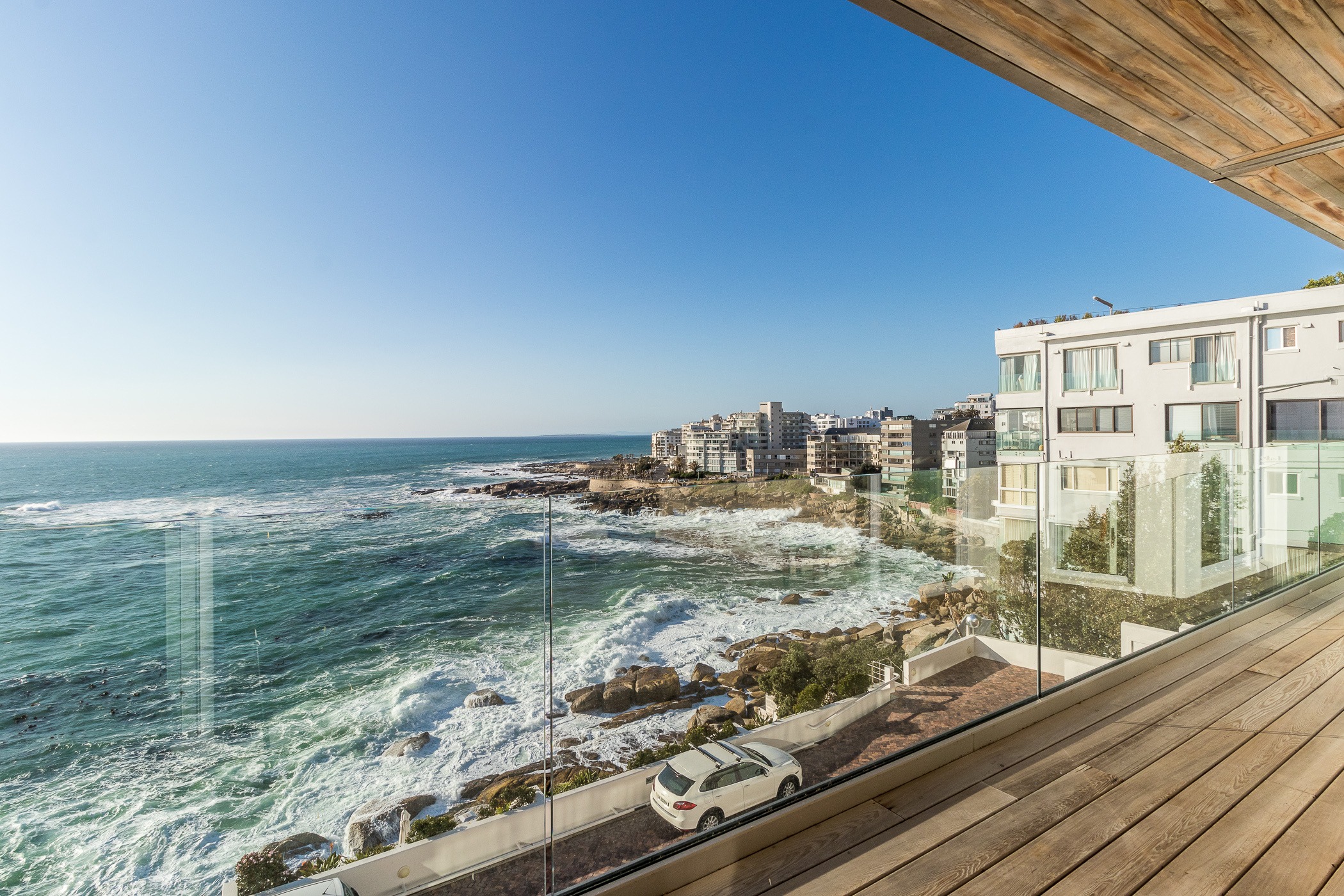 Ideal for an executive nomad, this stylish and spacious two-bedroom, two-bathroom apartment in prime location in sought-after Bantry Bay on Cape Town’s Atlantic Seaboard, is available at a monthly rental of R55 000 through Pam Golding Properties. It includes an integrated kitchen with Miele appliances and parking bay, and pets are allowed with permission. Ideal for an executive nomad, this stylish and spacious two-bedroom, two-bathroom apartment in prime location in sought-after Bantry Bay on Cape Town’s Atlantic Seaboard, is available at a monthly rental of R55 000 through Pam Golding Properties. It includes an integrated kitchen with Miele appliances and parking bay, and pets are allowed with permission.