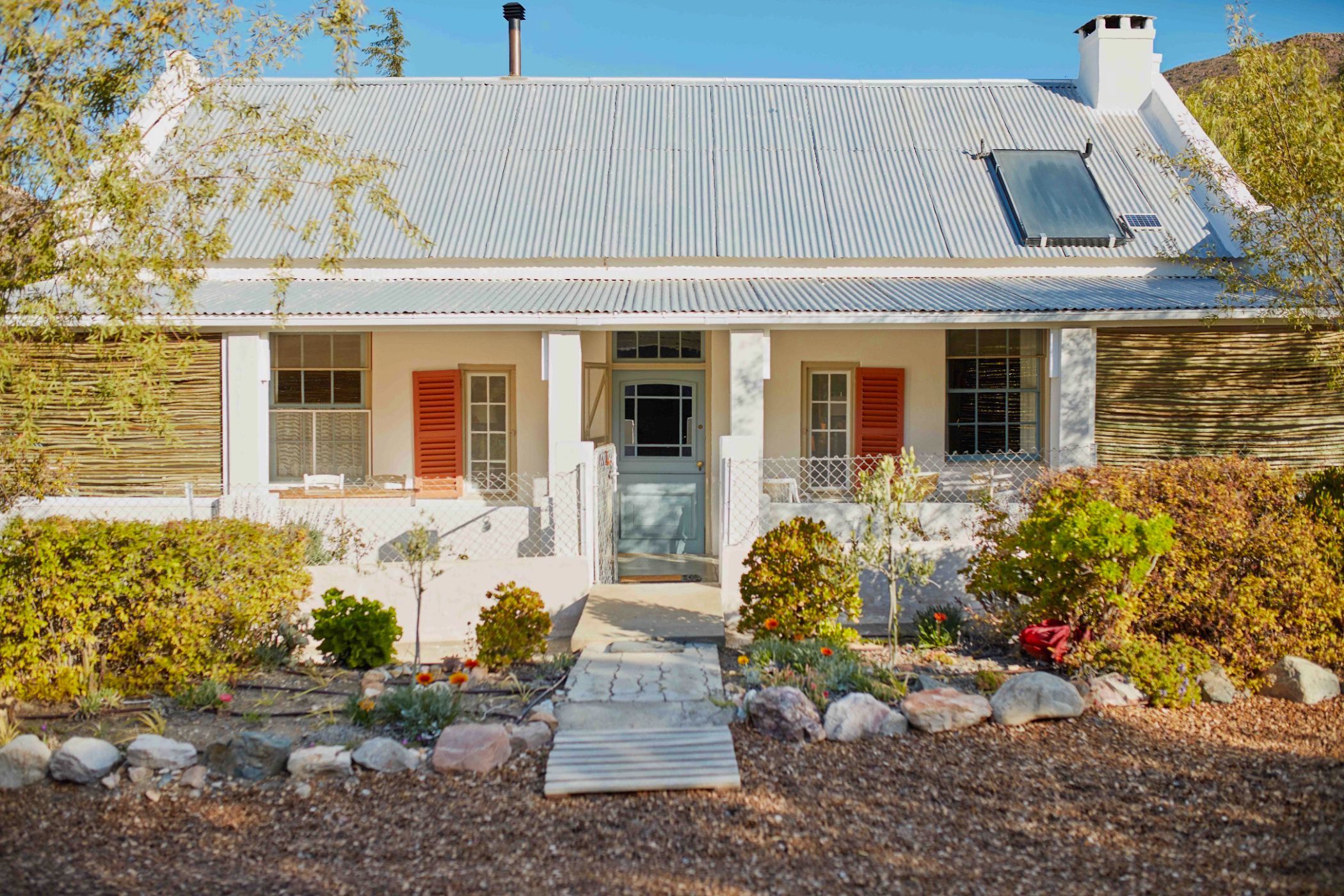 This exceptional Cape Cottage circa 1880, set in a serene location at the southerly end of town below the majestic Swartberg Mountains, has been tastefully refurbished and enhanced, and is priced at R5.95 million through Pam Golding Properties. This exceptional Cape Cottage circa 1880, set in a serene location at the southerly end of town below the majestic Swartberg Mountains, has been tastefully refurbished and enhanced, and is priced at R5.95 million through Pam Golding Properties.