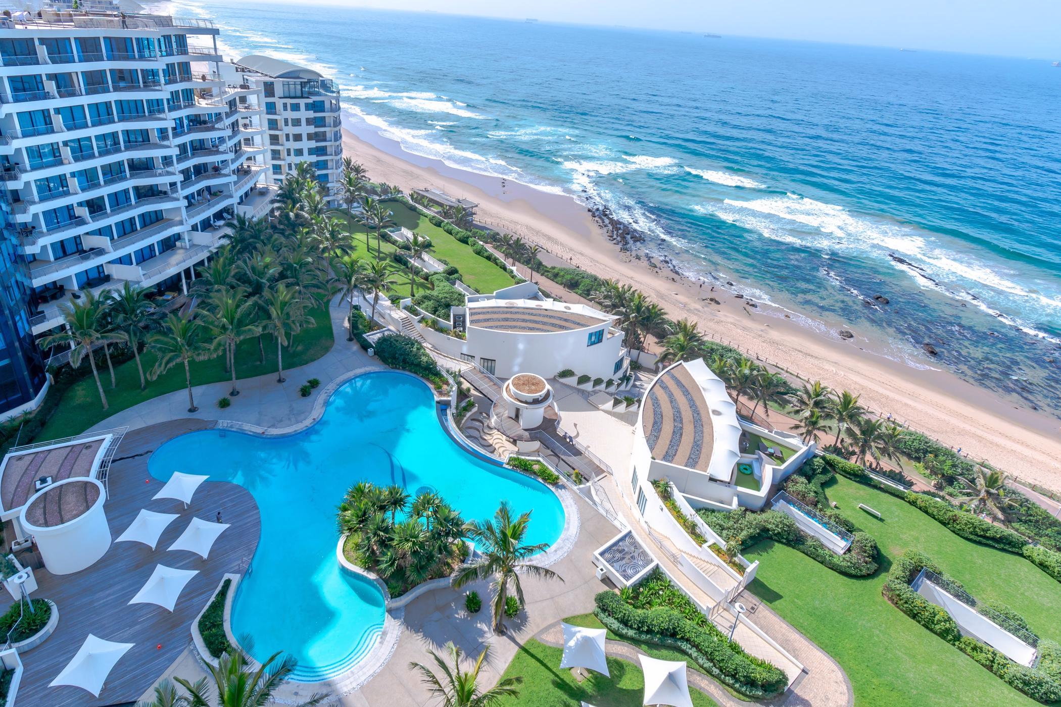 With panoramic sea views, this luxury three-bedroom (all en-suite) apartment in The Pearls in uMhlanga is located on the main swimming beach in prime position. Priced at R16 million through Pam Golding Properties, it includes a built-in bar, gourmet kitchen and open plan living area which opens into a patio. The complex includes a swimming pool, gym, restaurants, shops and state-of-the-art security. With panoramic sea views, this luxury three-bedroom (all en-suite) apartment in The Pearls in uMhlanga is located on the main swimming beach in prime position. Priced at R16 million through Pam Golding Properties, it includes a built-in bar, gourmet kitchen and open plan living area which opens into a patio. The complex includes a swimming pool, gym, restaurants, shops and state-of-the-art security.