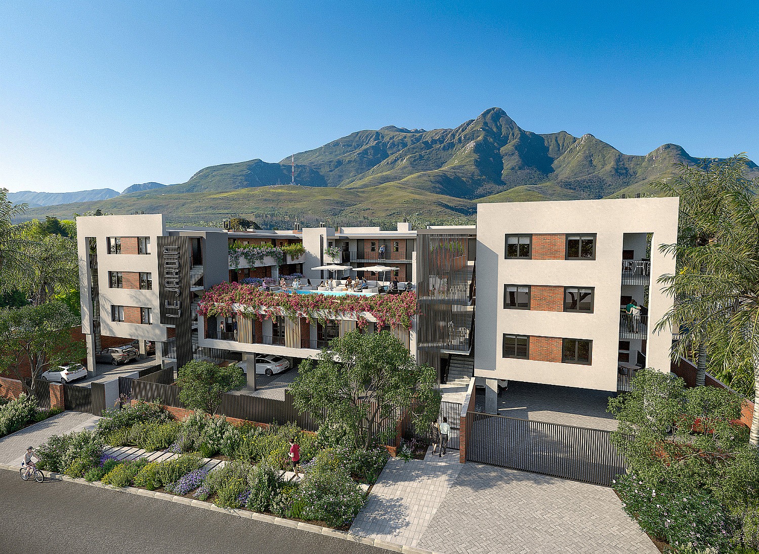 Each priced at R1.175 million, Pam Golding Properties is marketing the last two, one-bedroom apartments in Le Jardin, a brand new development in prime location in George, just a few hundred metres from shops and restaurants, opposite Van Riebeek Park and close to the green belt of the Camfersdrift River, with exceptional views of the Outeniqua Mountains. George Airport is a few minutes’ drive away while it’s also in the middle of the city’s medical belt, with Mediclinic and George Hospital nearby. Popular beaches such as Victoria Bay, Herolds Bay and Wilderness are only 20 minutes’ drive to the south while hiking, walking and biking trails are only about 1km away. Each priced at R1.175 million, Pam Golding Properties is marketing the last two, one-bedroom apartments in Le Jardin, a brand new development in prime location in George, just a few hundred metres from shops and restaurants, opposite Van Riebeek Park and close to the green belt of the Camfersdrift River, with exceptional views of the Outeniqua Mountains. George Airport is a few minutes’ drive away while it’s also in the middle of the city’s medical belt, with Mediclinic and George Hospital nearby. Popular beaches such as Victoria Bay, Herolds Bay and Wilderness are only 20 minutes’ drive to the south while hiking, walking and biking trails are only about 1km away.