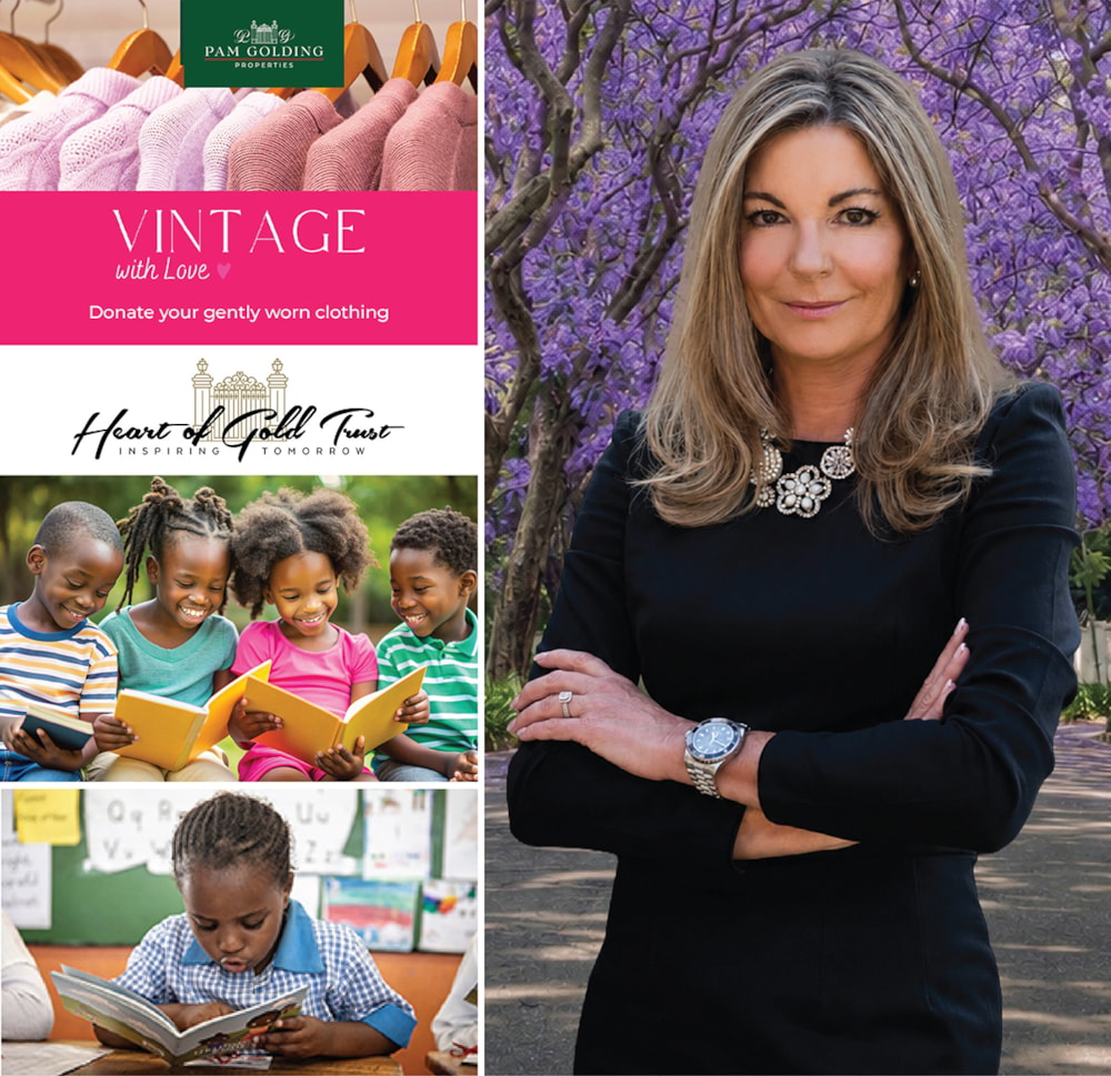 Some stories begin with a book. Others begin with something as simple as a dress you no longer wear.
Pam Golding Properties Gauteng Metro, together with the Heart of Gold Trust, invites our community to help write brighter futures through Vintage with Love: a South African initiative that turns quality pre-loved clothing into funding for children's... Some stories begin with a book. Others begin with something as simple as a dress you no longer wear.
Pam Golding Properties Gauteng Metro, together with the Heart of Gold Trust, invites our community to help write brighter futures through Vintage with Love: a South African initiative that turns quality pre-loved clothing into funding for children's...