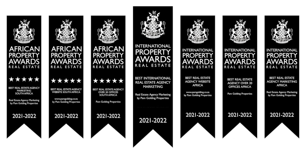 Pam Golding Properties has swept the boards in the world-renowned International Property Awards 2021-2022 winning no less than seven awards for:
International Overall – Best International Real Estate Agency Marketing
International Regional – Best Real Estate Agency over 20 Offices Africa
International Regional – Best Real Estate... Pam Golding Properties has swept the boards in the world-renowned International Property Awards 2021-2022 winning no less than seven awards for:
International Overall – Best International Real Estate Agency Marketing
International Regional – Best Real Estate Agency over 20 Offices Africa
International Regional – Best Real Estate...