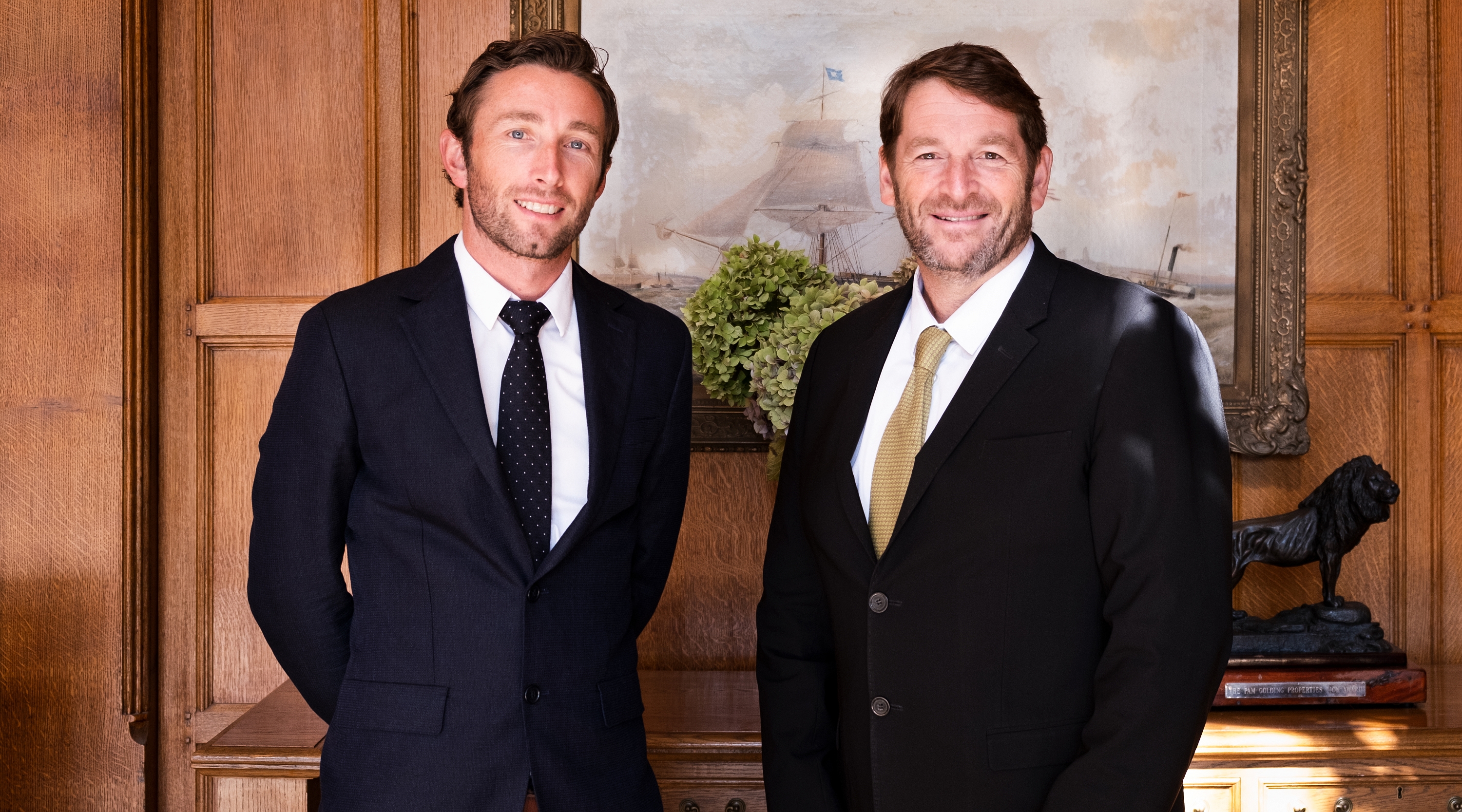 From left Andrew Dewey, CEO of Swindon Property and Dr Andrew Golding, Chief Executive of the Pam Golding Property group. From left Andrew Dewey, CEO of Swindon Property and Dr Andrew Golding, Chief Executive of the Pam Golding Property group.