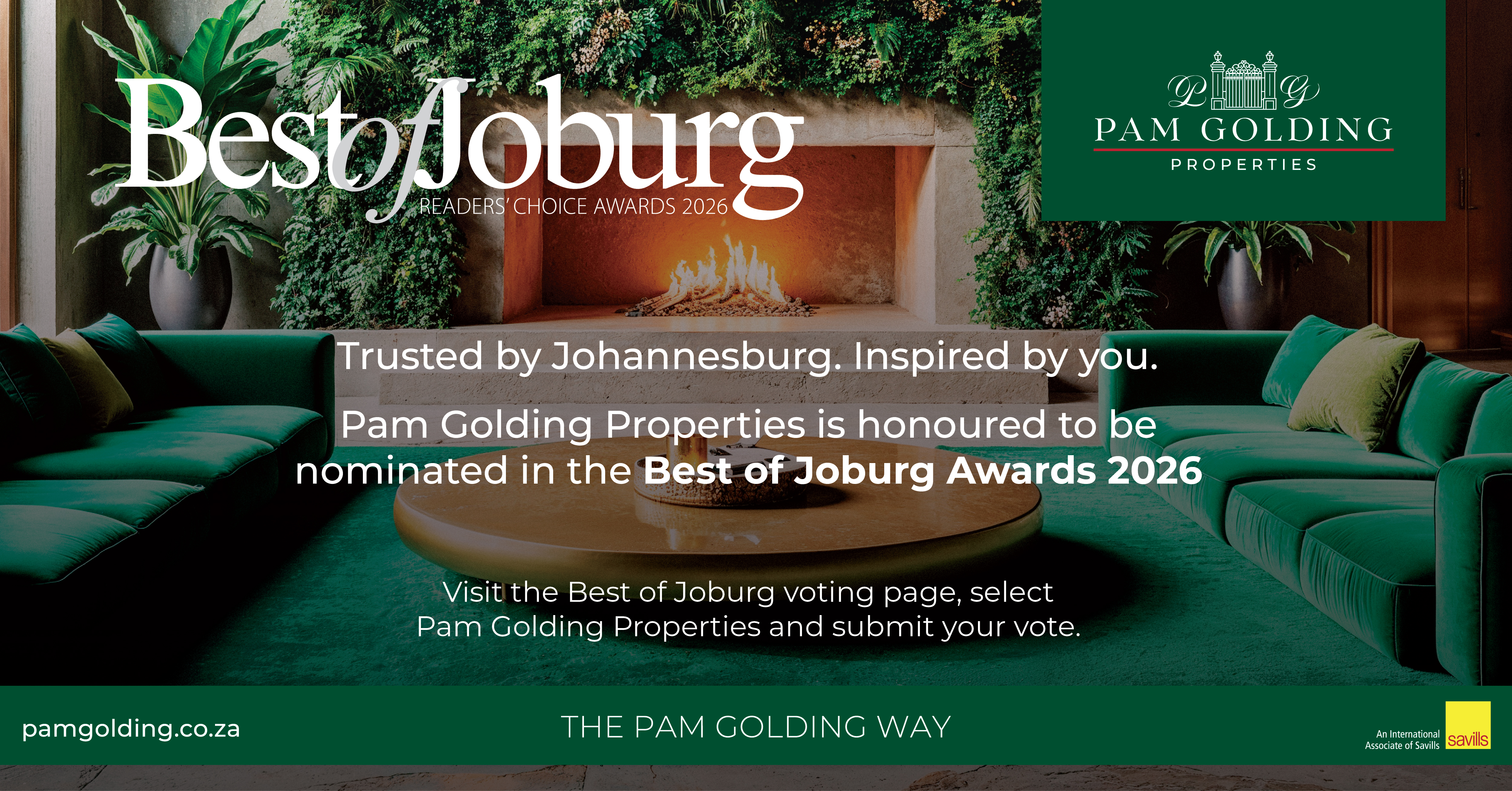 Trusted by Johannesburg. Inspired by You.