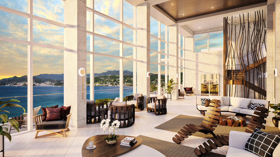 Artist’s impressions of Kawana Bay 5-Star resort in Grenada, situated on a prime elevated site overlooking world-renowned Grand Anse Beach and only a 12-minute drive from the island’s international airport. The freehold condominiums are priced from US$220 000, comprising one-bedroom units and studios, including two weeks free usage per year. In addition, the property is put into the hotel rental pool for the remainder, earning an annual return on your behalf via Kimpton Hotels Intercontinental Group. Artist’s impressions of Kawana Bay 5-Star resort in Grenada, situated on a prime elevated site overlooking world-renowned Grand Anse Beach and only a 12-minute drive from the island’s international airport. The freehold condominiums are priced from US$220 000, comprising one-bedroom units and studios, including two weeks free usage per year. In addition, the property is put into the hotel rental pool for the remainder, earning an annual return on your behalf via Kimpton Hotels Intercontinental Group.