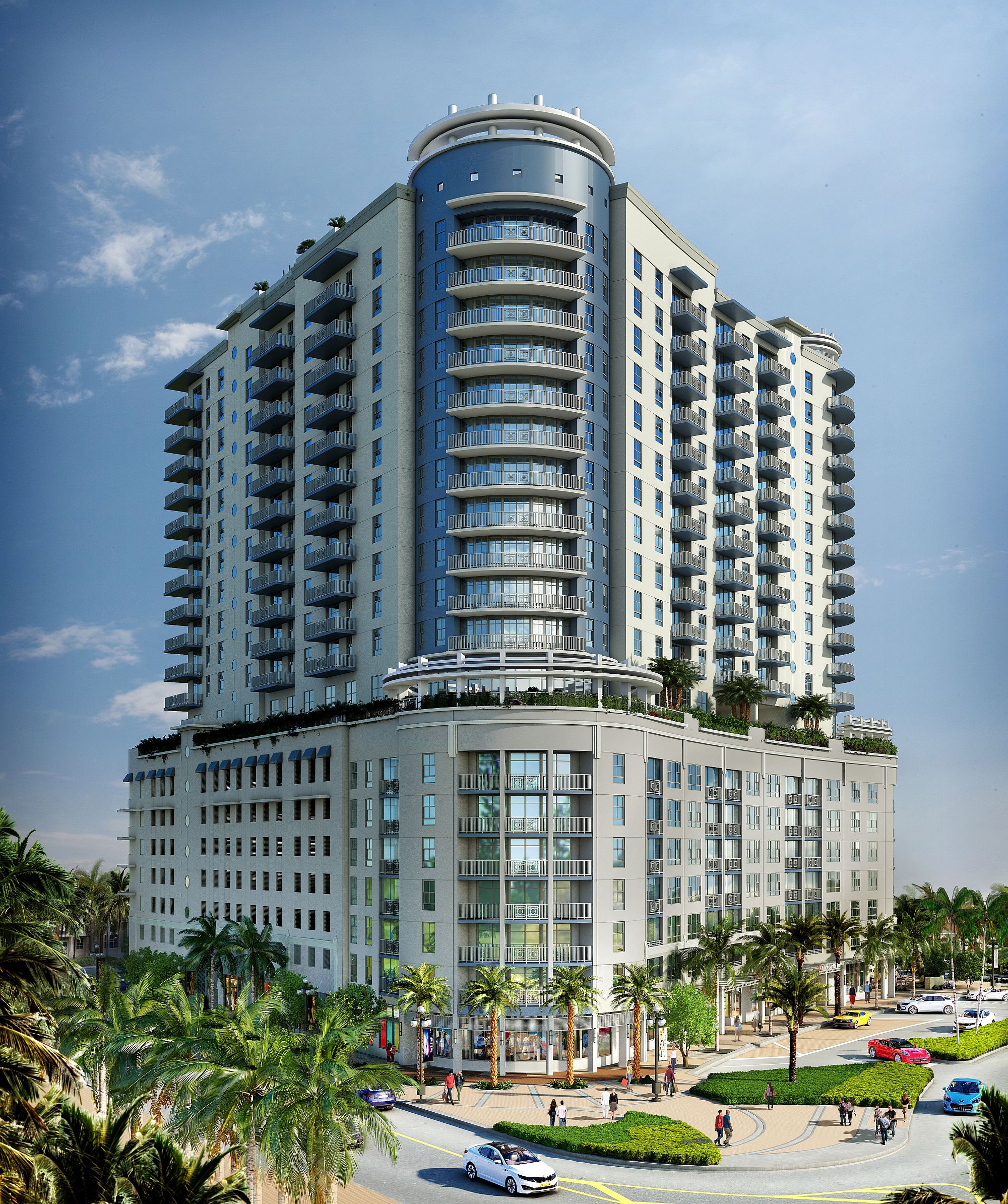 View of Block 40, a mixed-use development in Downtown Hollywood, a thriving and vibrant area ideally positioned close to major metro areas. View of Block 40, a mixed-use development in Downtown Hollywood, a thriving and vibrant area ideally positioned close to major metro areas.