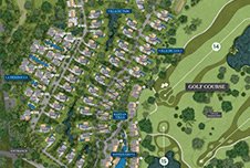 Mont Choisy Le Parc Golf & Beach Estate - Site Plan