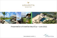 Anahita The Resort  - Brochure