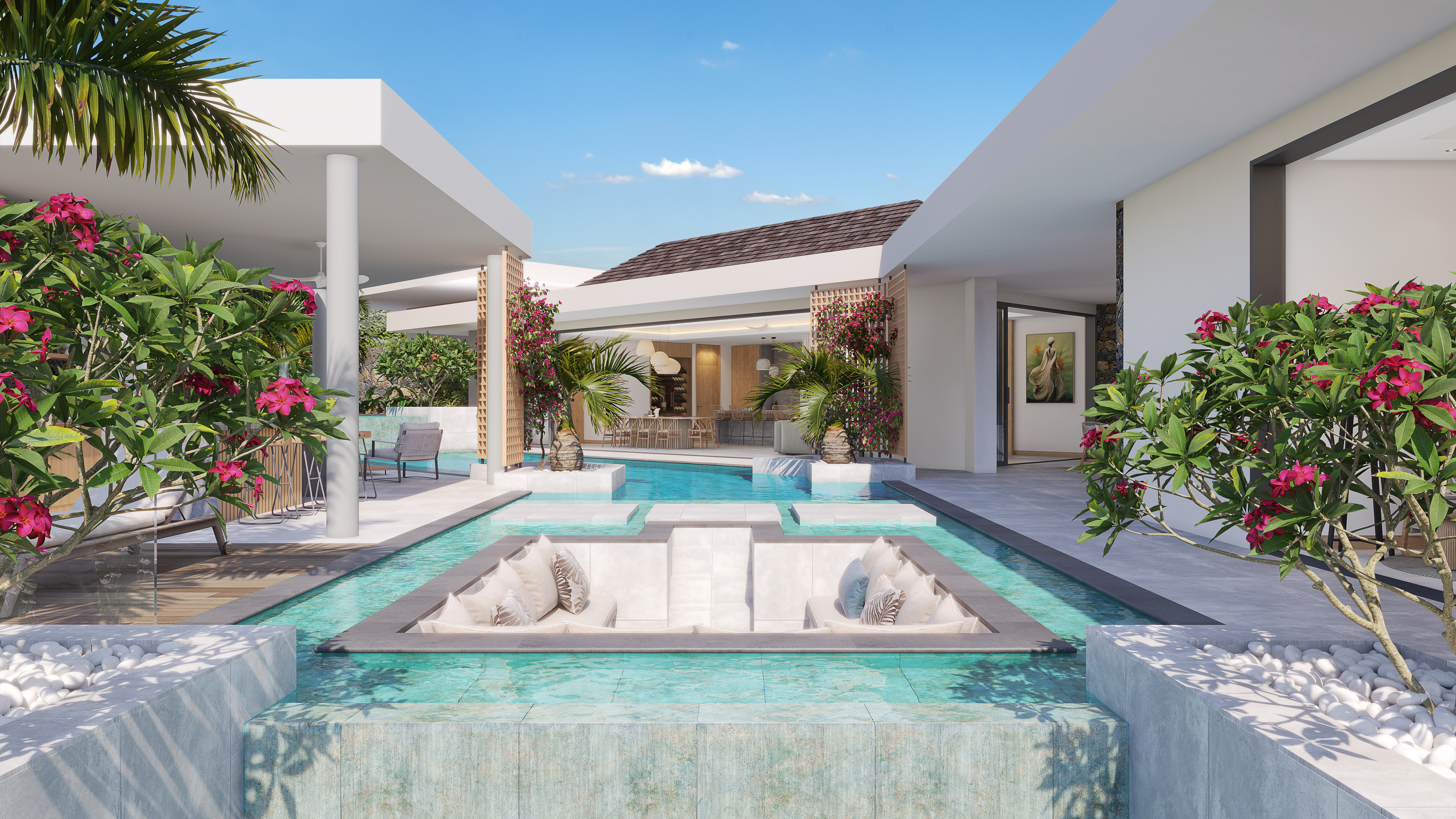 Blumara Hills - Villa Adenium, new build development in Bel Ombre, South, Mauritius Blumara Hills - Villa Adenium, new build development in Bel Ombre, South, Mauritius