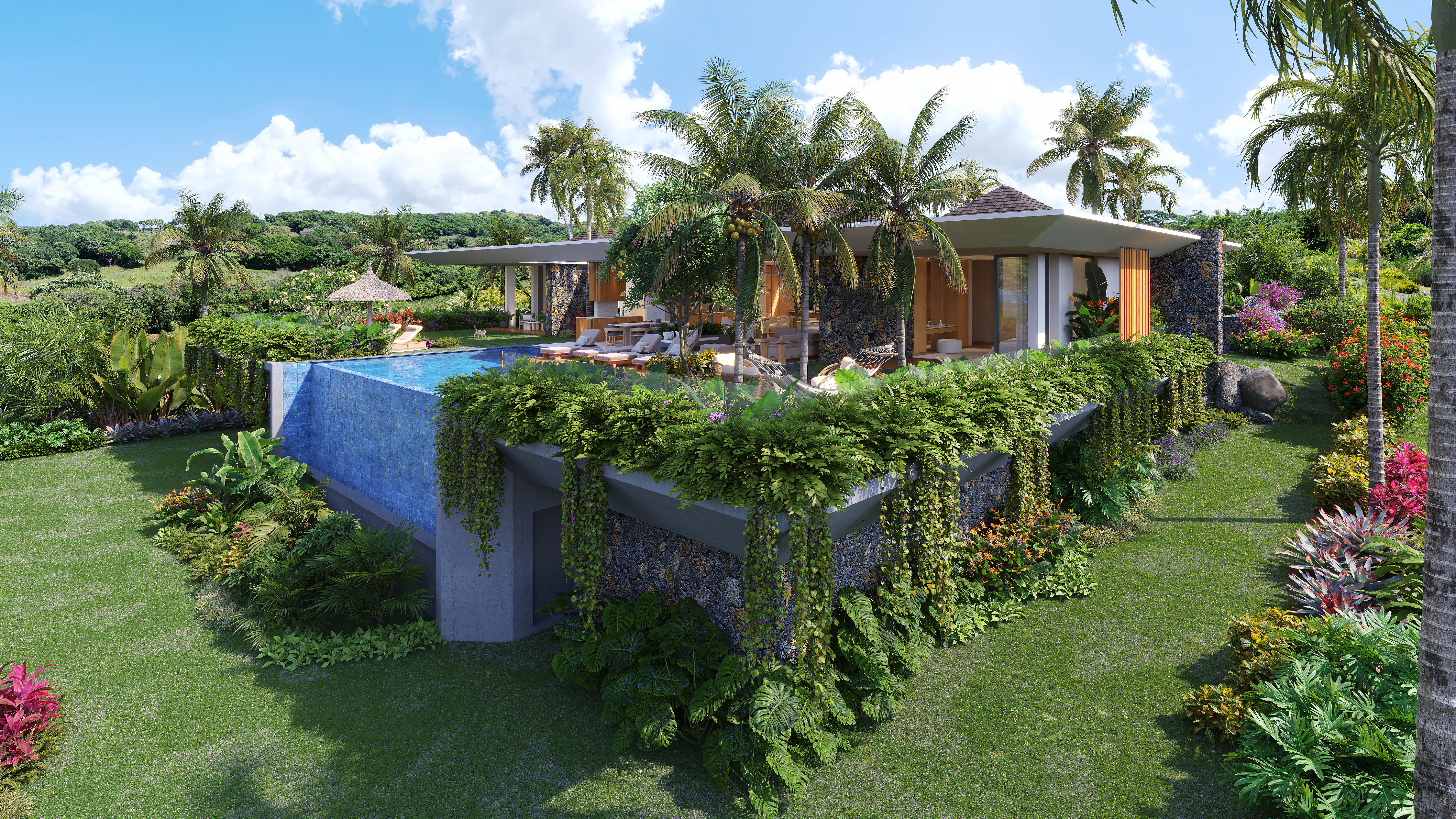 Blumara Hills - Villa Plumeria, new build development in Bel Ombre, South, Mauritius Blumara Hills - Villa Plumeria, new build development in Bel Ombre, South, Mauritius