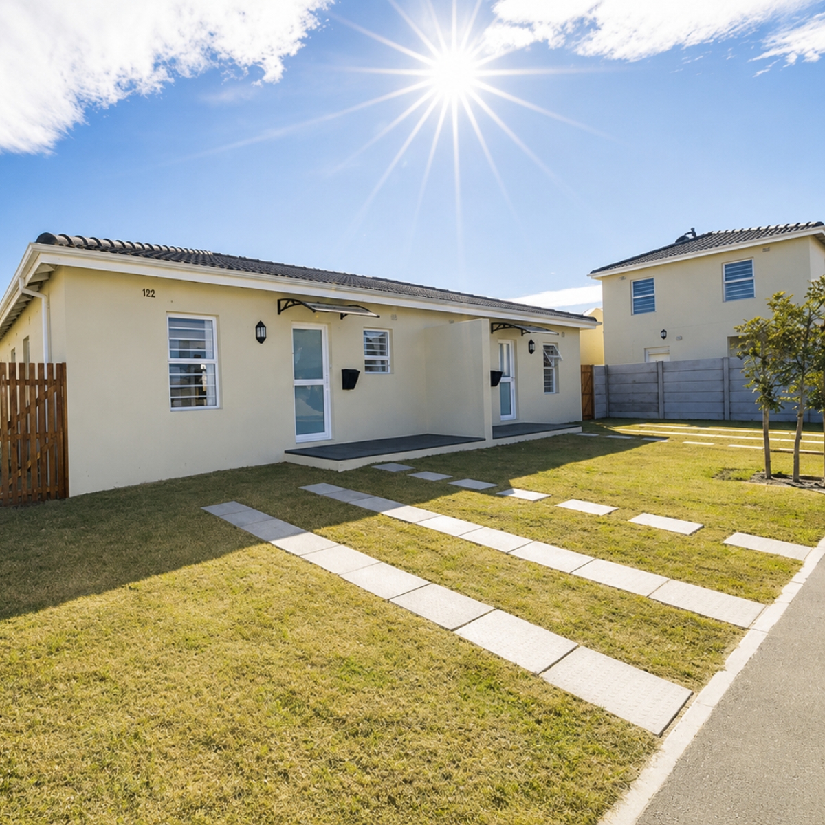 Bardale Village Alford Batley, new build development in Silversands, Blue Downs, Northern Suburbs, Cape Town, Western Cape, South Africa