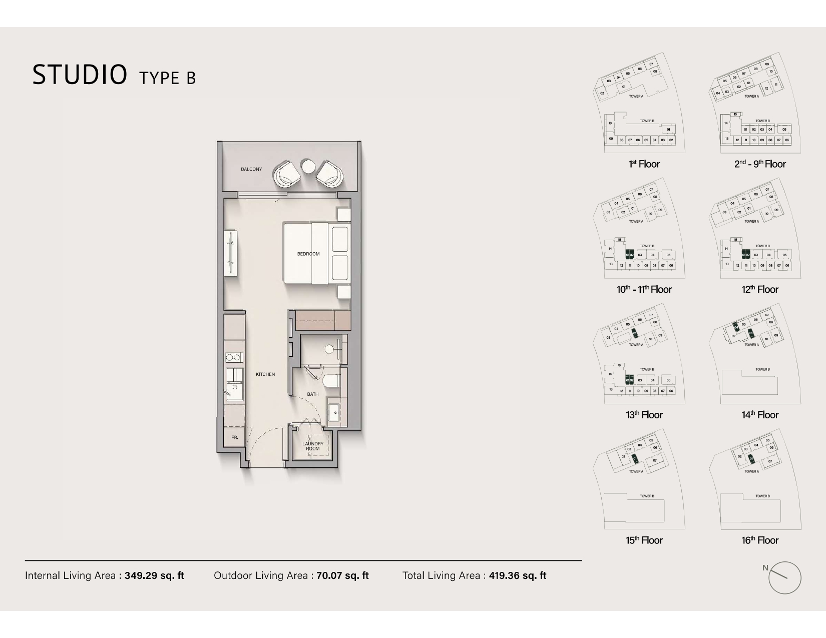 Hillgate - Floor Plan-Studio Hillgate - Floor Plan-Studio