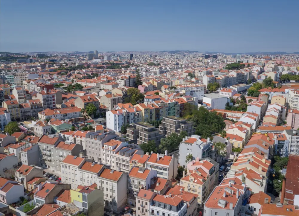 Jardim da Glória in Lisbon, Portugal