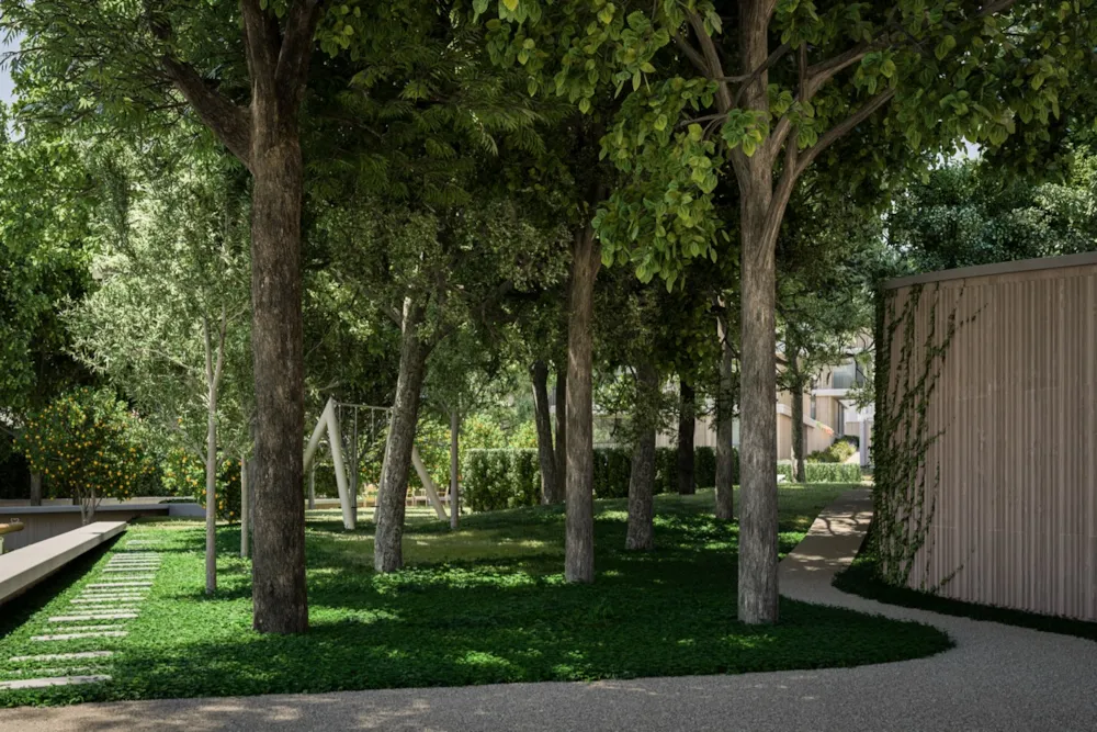 Jardim da Glória in Lisbon, Portugal