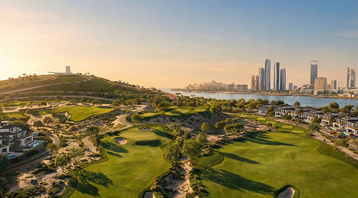 Hudayriyat Golf Estate, new build development in Al Hudayriat Island, Abu Dhabi, United Arab Emirates Hudayriyat Golf Estate, new build development in Al Hudayriat Island, Abu Dhabi, United Arab Emirates